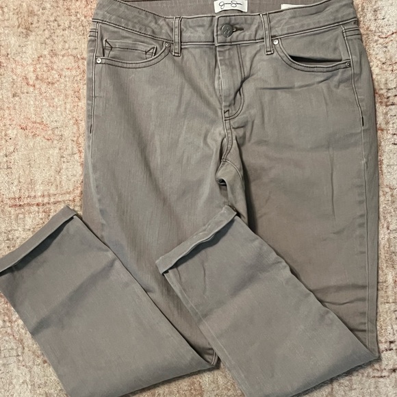 Jessica Simpson Gray Straight Leg Jeans - Picture 1 of 2
